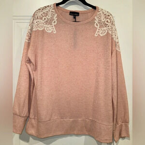 Alison Andrews‎ Women’s Sweater,Embroidered Shoulders Size L